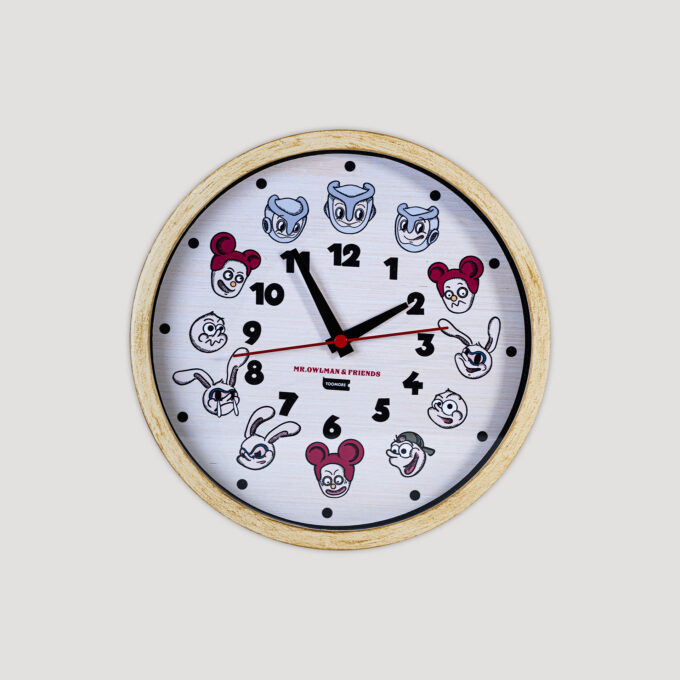 Mr. Owlman And Friends Clock